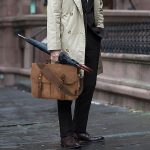 Mens Messenger Bag 15.6 Inch Waterproof Vintage Genuine Leather Waxed Canvas Briefcase Retro Office Computer Laptop Bag Large School Satchel Shoulder Bag for Men Women, Brown - Image 6